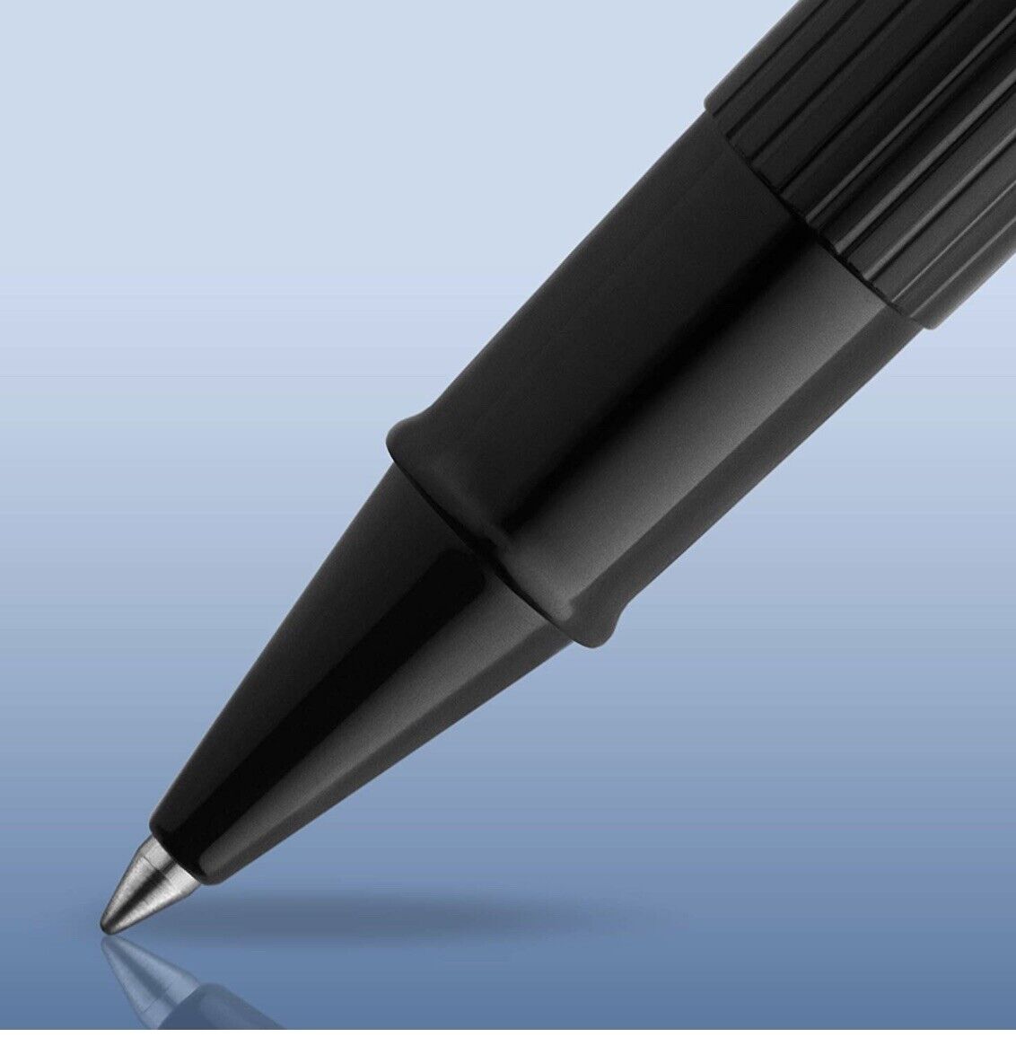 Waterman Emblème Deluxe Rollerball Pen, Gold with Chrome Trim, Fine Point