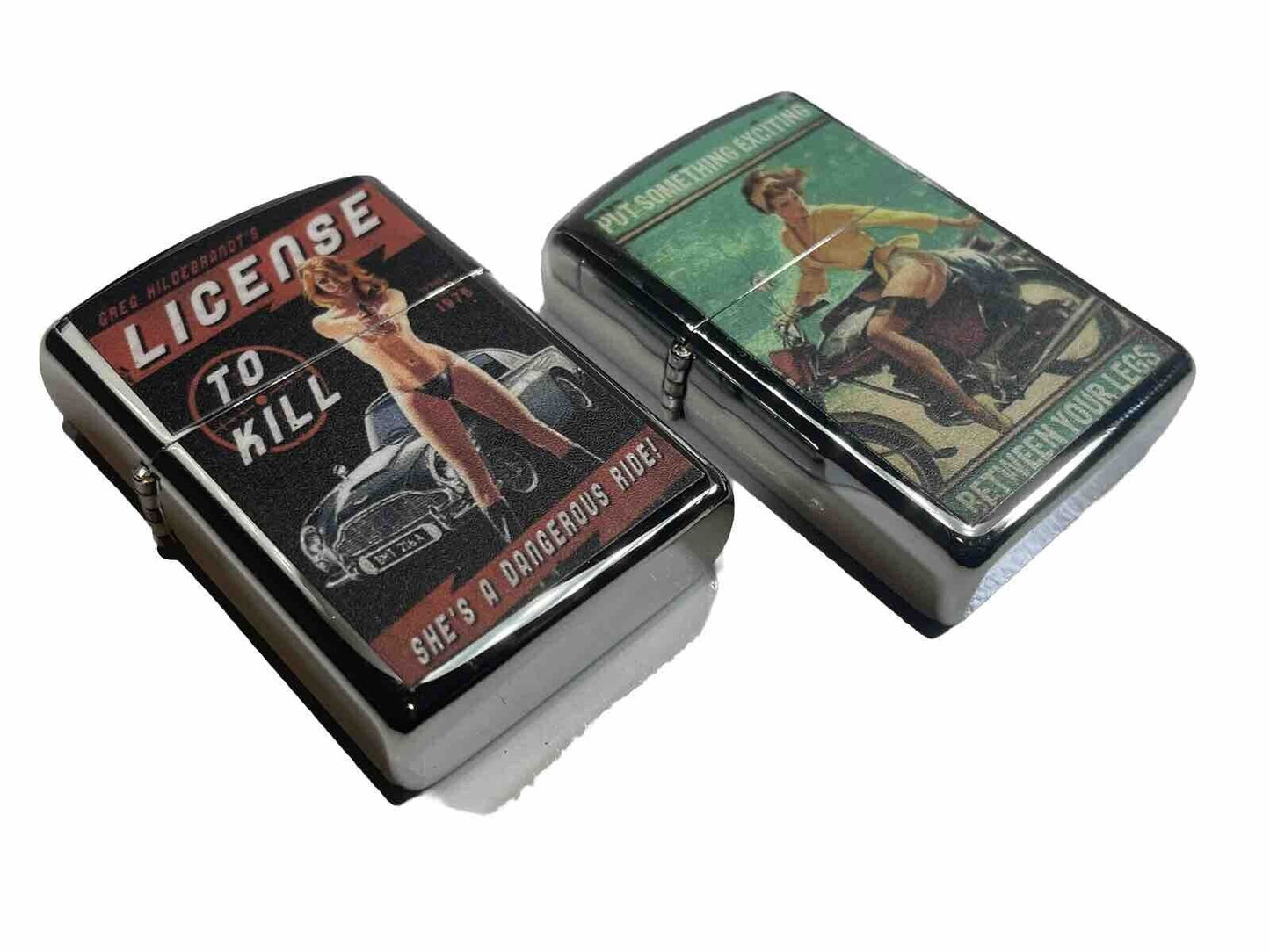 4 PCs Windproof Oil Lighters Retro Designs Gift For Unisex New Hobbyists Collect