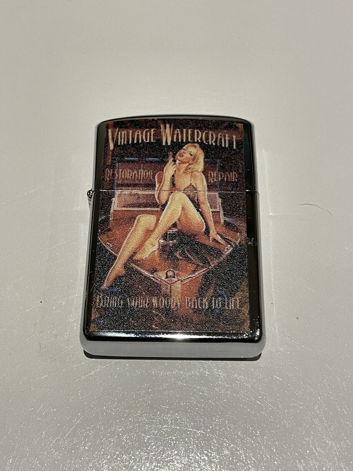 4 PCs set windproof Oil Lighters Unbranded Route 66 American classics Army