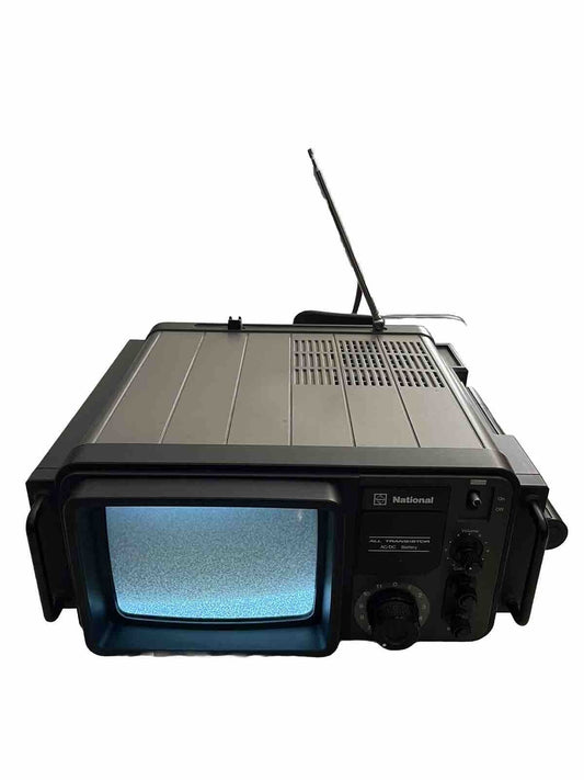 Vintage National Television TV TR-809DU Comes In Box Catalogue Excellent Piece