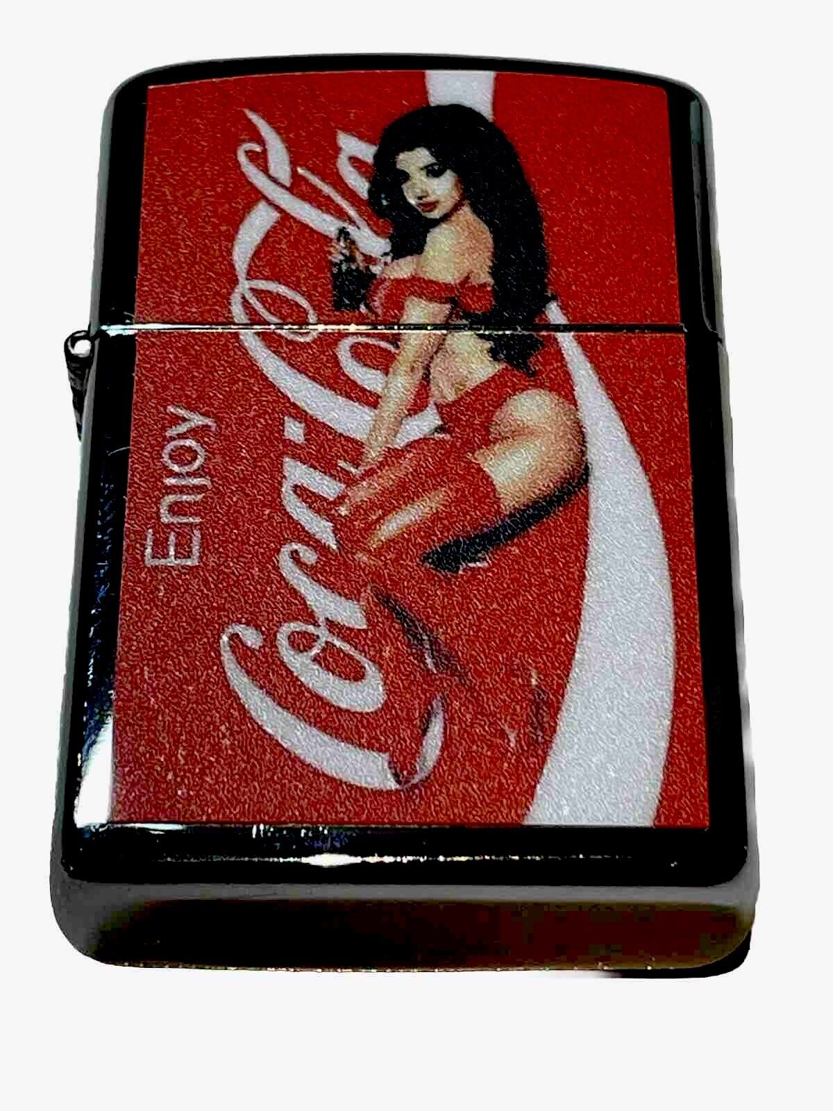 3 PCs Windproof Oil Lighters Vintage Style Jack Daniels &Coke Harley Davidson