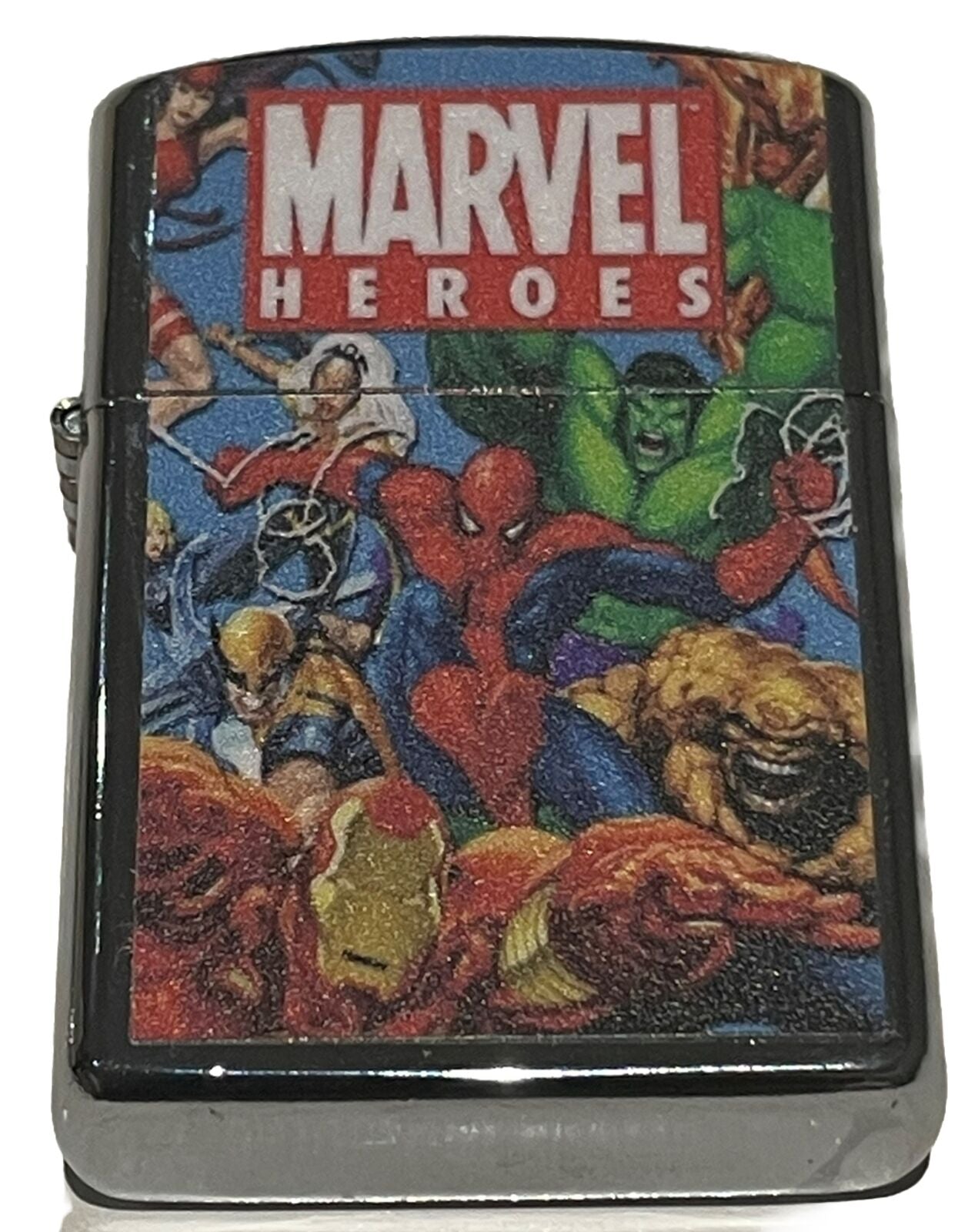4 PCs Wind Proof Lighters Set Marvel Heroes Spider-Man Hulk Ironman Gift For All