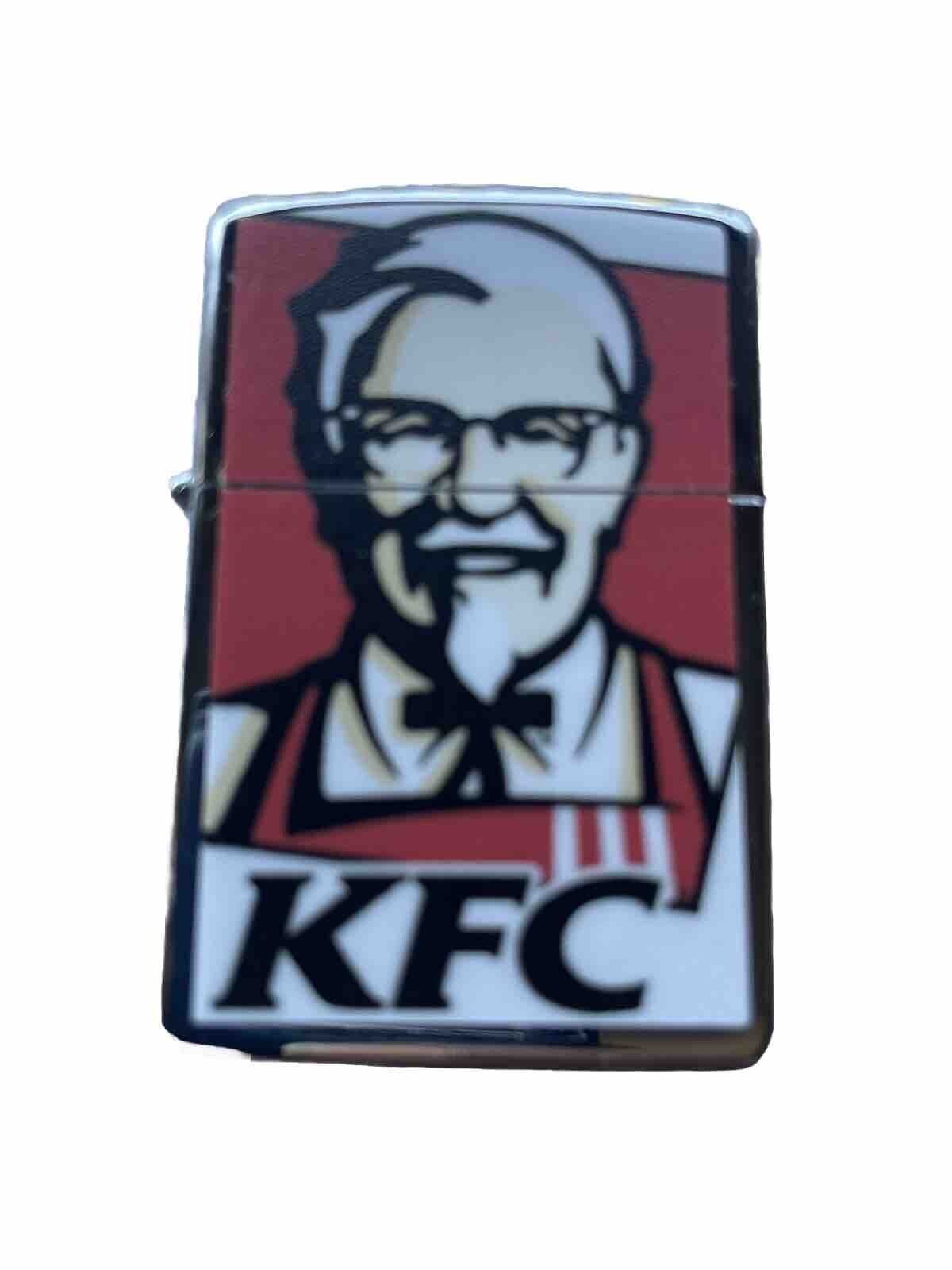 2 PCs Windproof Oil Lighters Set KFC And AC DC Band Designs  Novelty Gift