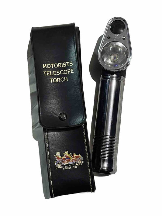 Vintage Motorists Telescope Torch PIFCO Made In England 1960s Era Collectible