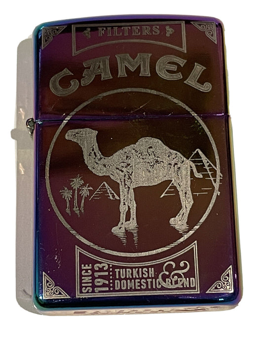 Camel Design In Spectrum Model Wind proof Oil Lighter High Quality Collectible