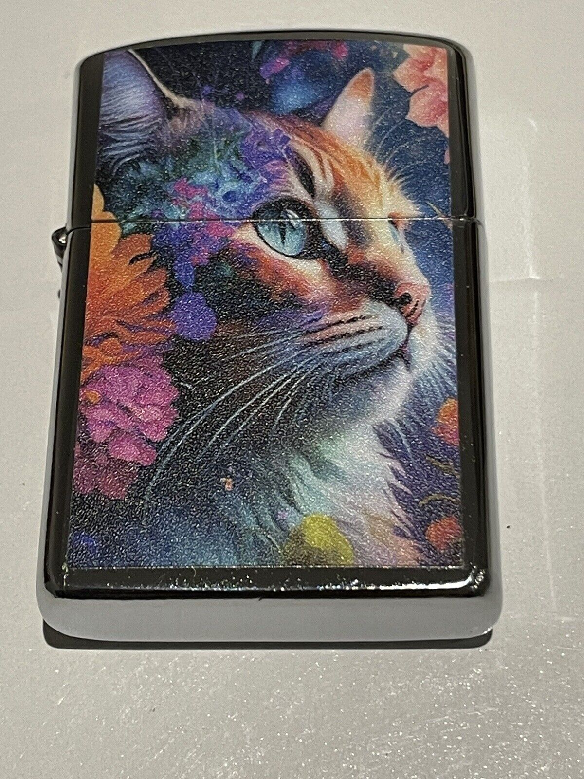 4 PCs set windproof Oil Lighters Unbranded lucky cat art and elephant designs