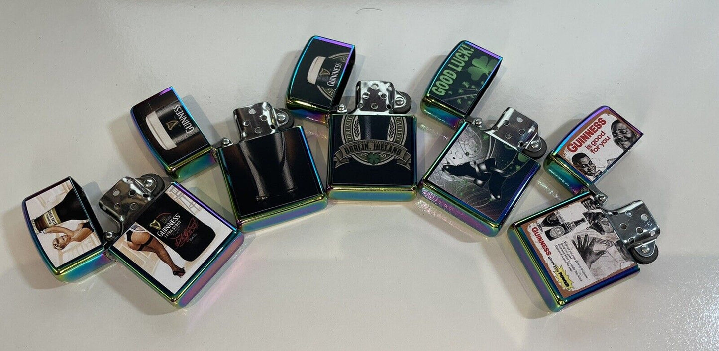 5 Nos Windproof Oil Lighters Zippo Fluid Irish Collections Great Gift Irish Luck