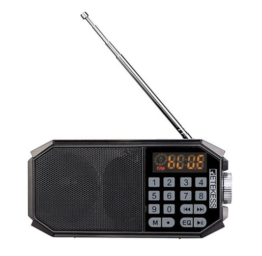 Retekess TR610 FM Radio Bluetooth V4.2 Speaker Supports Tf Cards USB Travel Gift