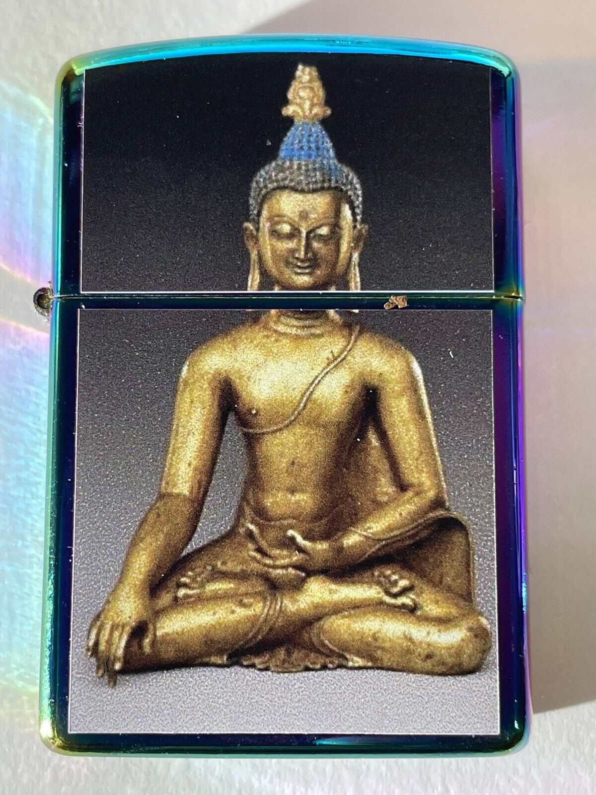 5 Nos Lucky Buddha Windproof Oil Lighters Zippo Fluid Meditation Chinese Horses