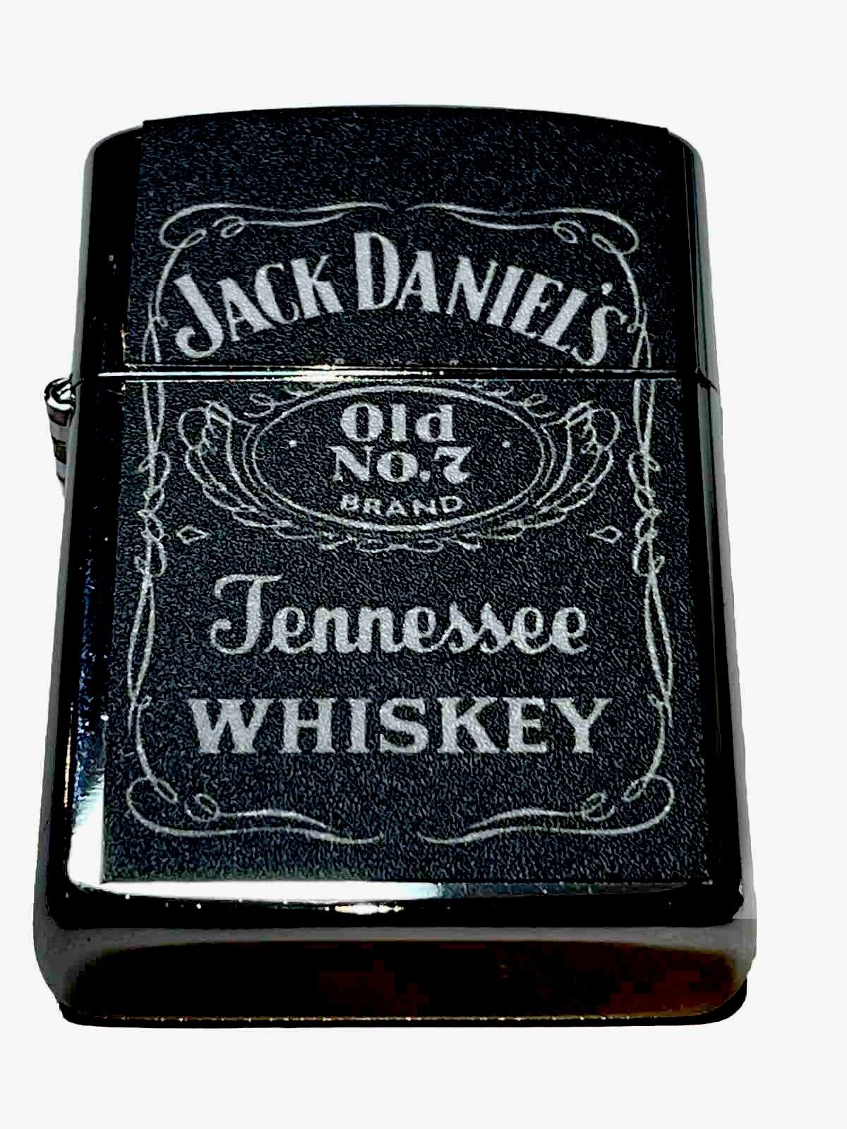 3 PCs Windproof Oil Lighters Vintage Style Jack Daniels &Coke Harley Davidson