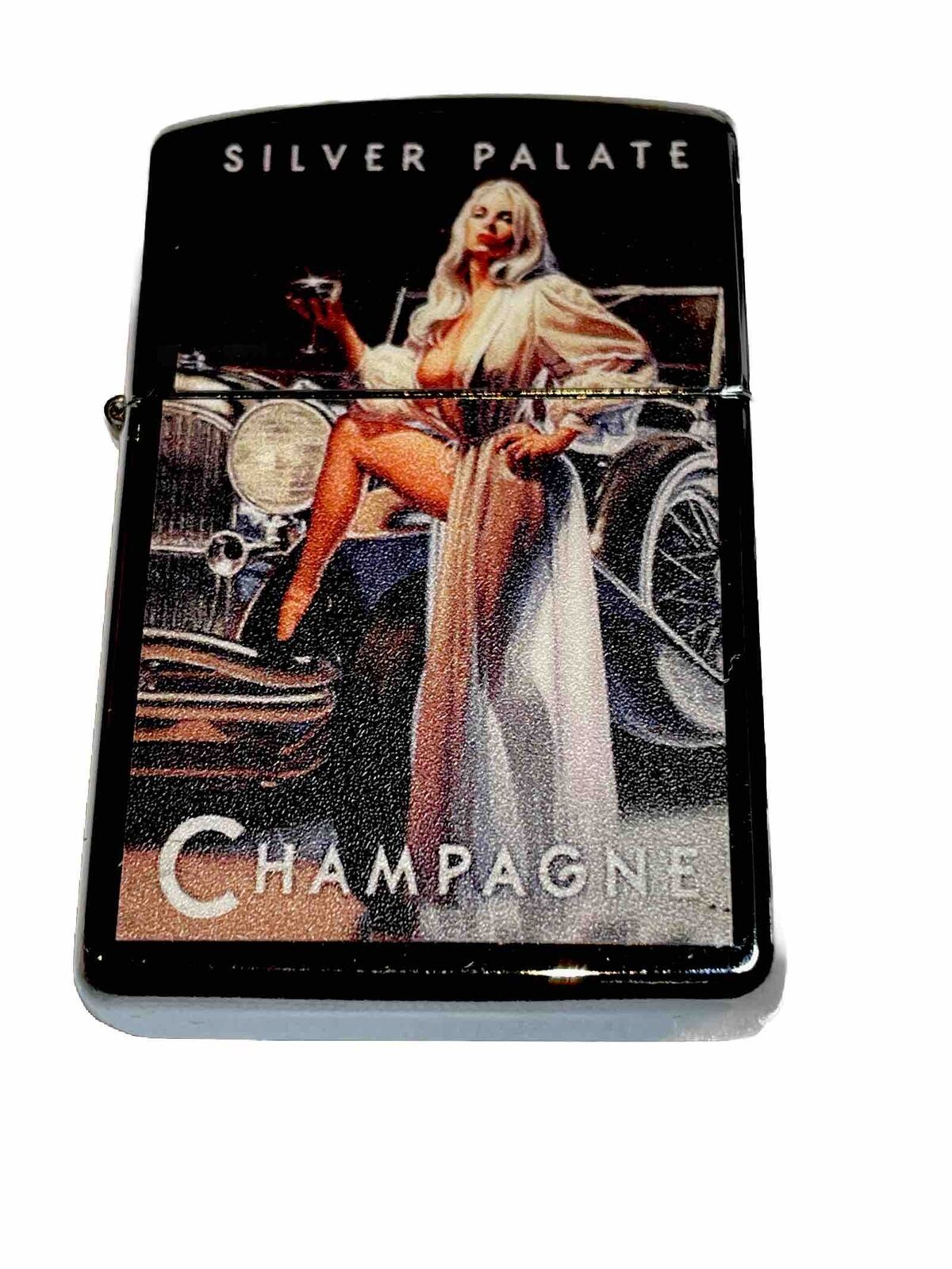 4 Pack Windproof Oil Lighters Retro Design Kerosene Oil Flip Top Lighter Oil GIF