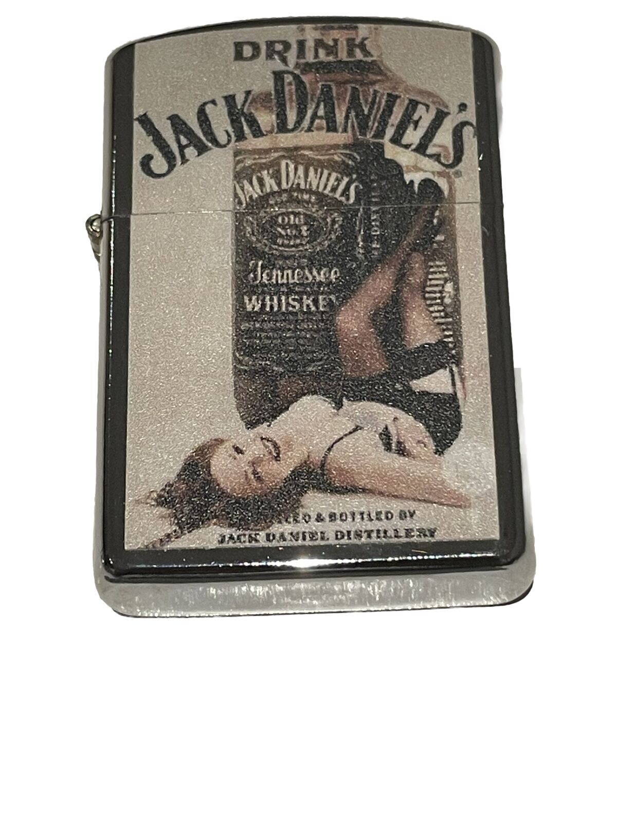 4 PCs Lighter Set Windproof  Playboy Cover Design Jack Daniels And Ned Kelly Set