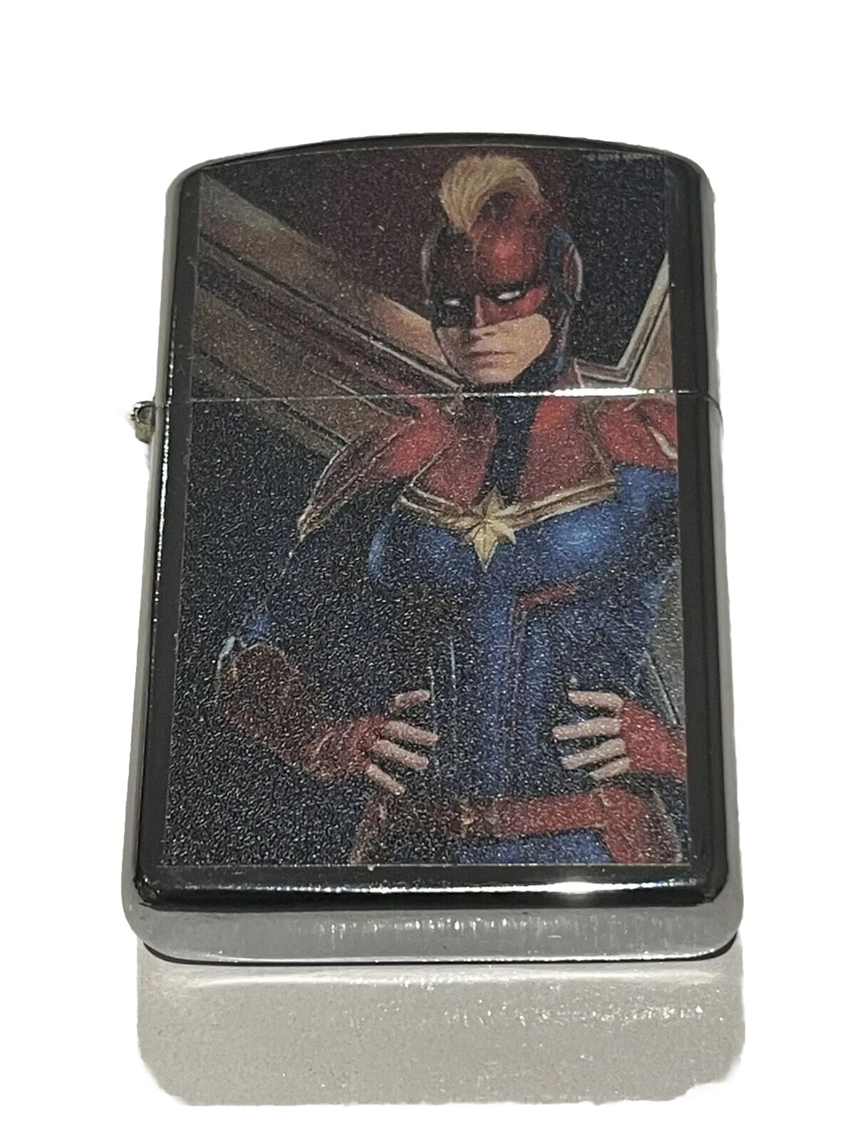 4 PCs Lighter Set Windproof Deadpool Antman Captain America Captain Marvel Set