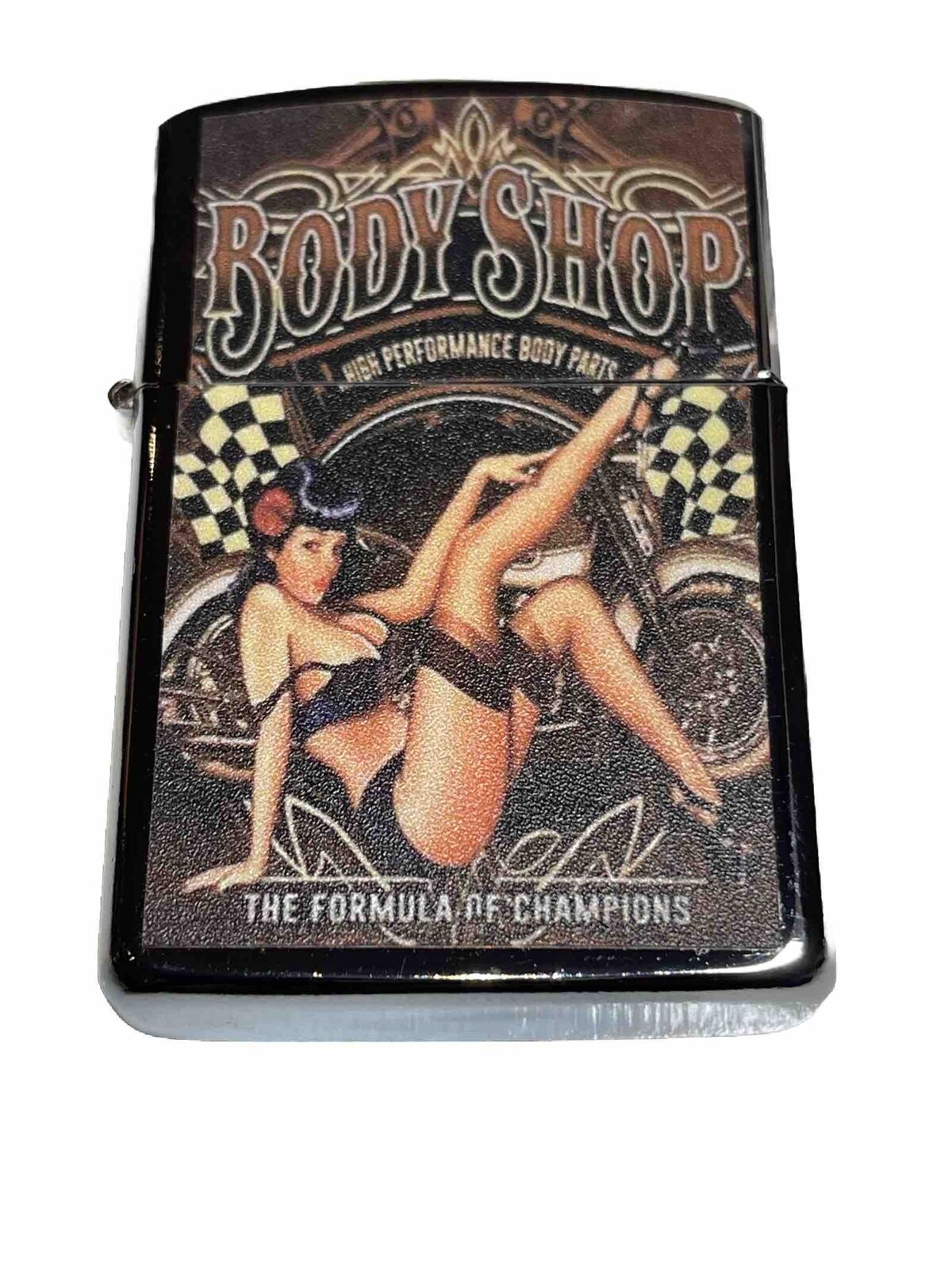 4 Pack Windproof Oil Lighters Retro Design Kerosene Oil Flip Top Lighter Oil GIF