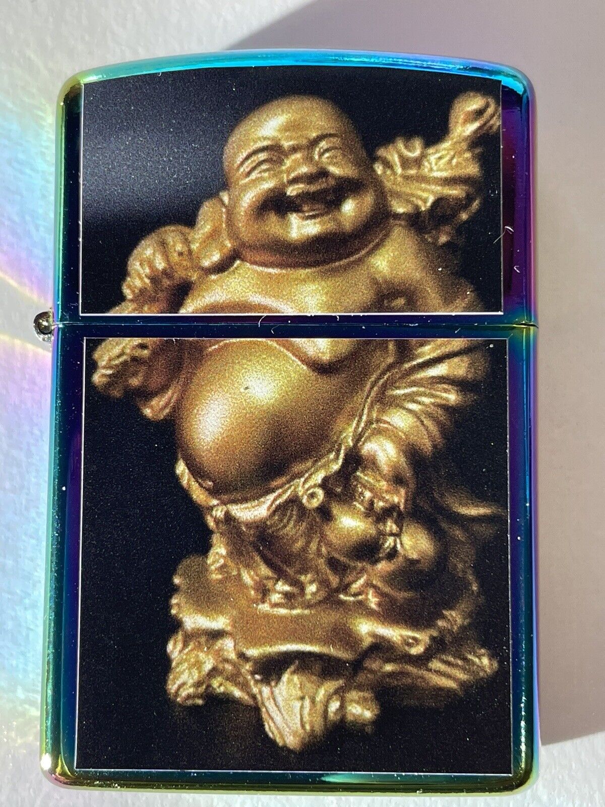 5 Nos Lucky Buddha Windproof Oil Lighters Zippo Fluid Meditation Chinese Horses