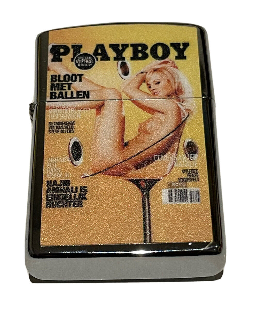 4 PCs windproof Oil Lighters Unbranded  playboy cover  designs hotel nights