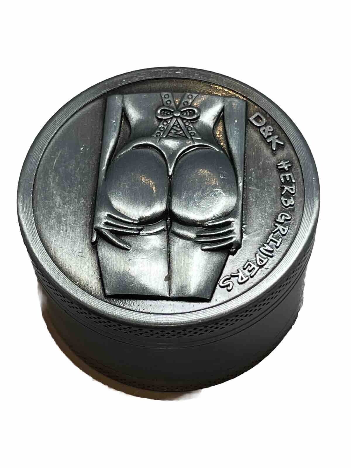 3 Pack Herb Grinder Alloy Metal Cigarette Stash Tin Sexy Girls Embossed Tobacco