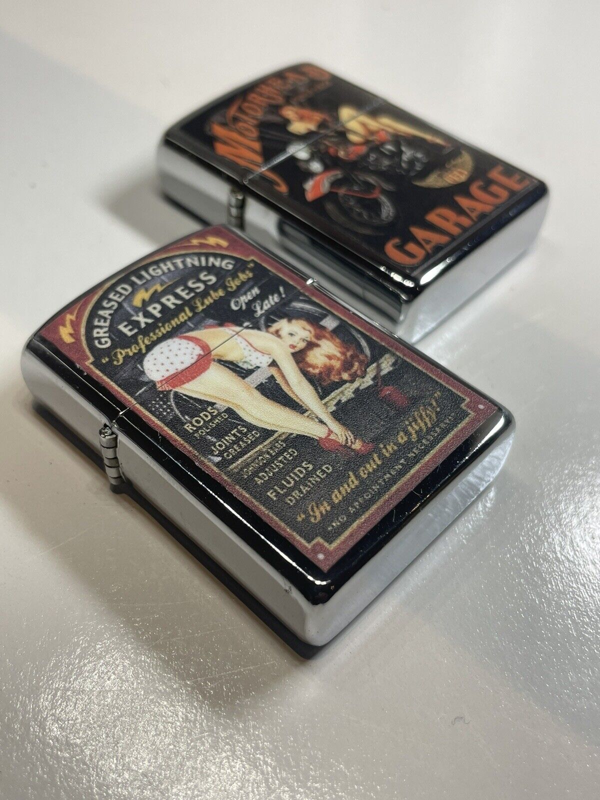 4 PCs Windproof Oil Lighters Retro Designs Gift For Unisex New Hobbyists Collect