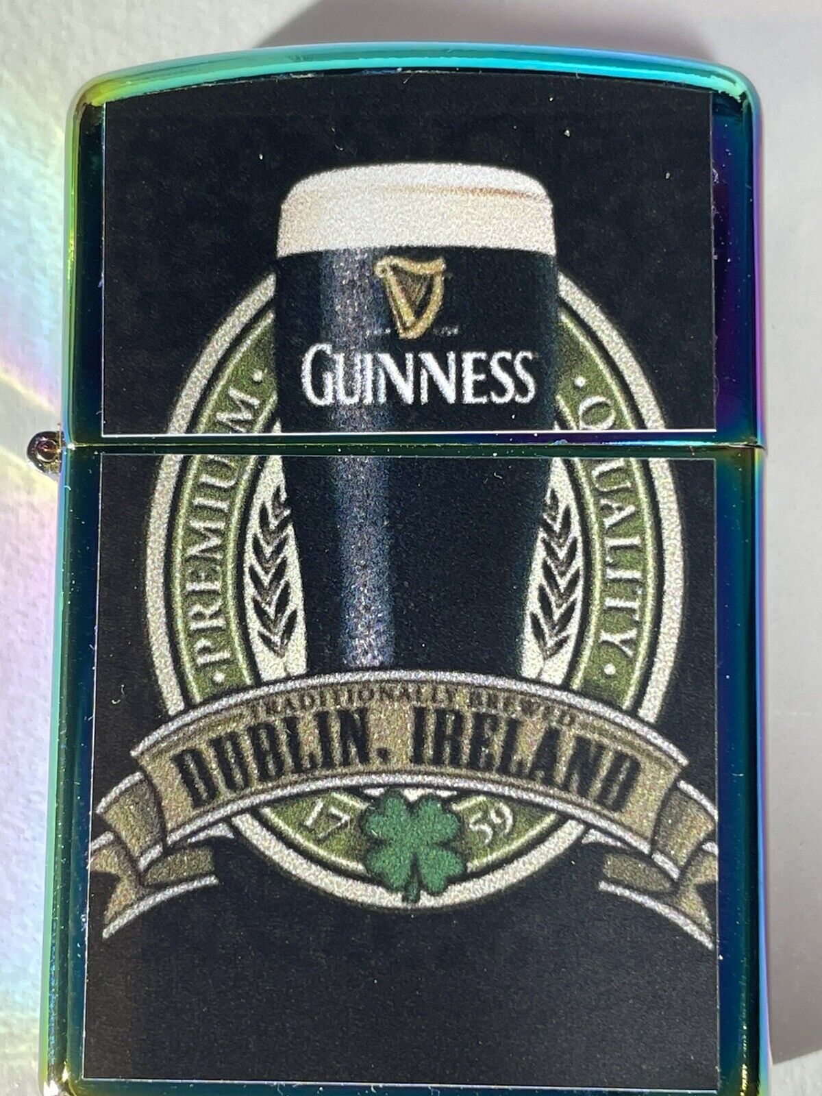 5 Nos Windproof Oil Lighters Zippo Fluid Irish Collections Great Gift Irish Luck