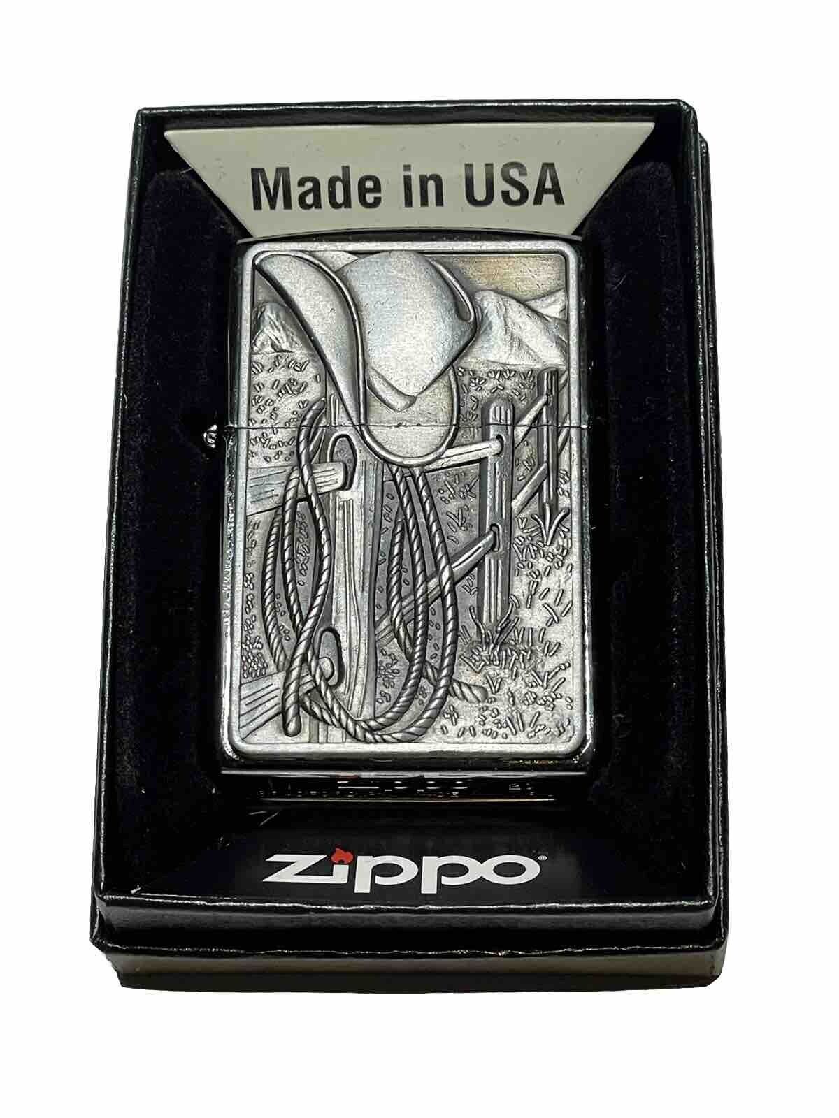 4 PCs Genuine Zippo Wild West Collections  Cowboy Gun Made In USA Bargain Price