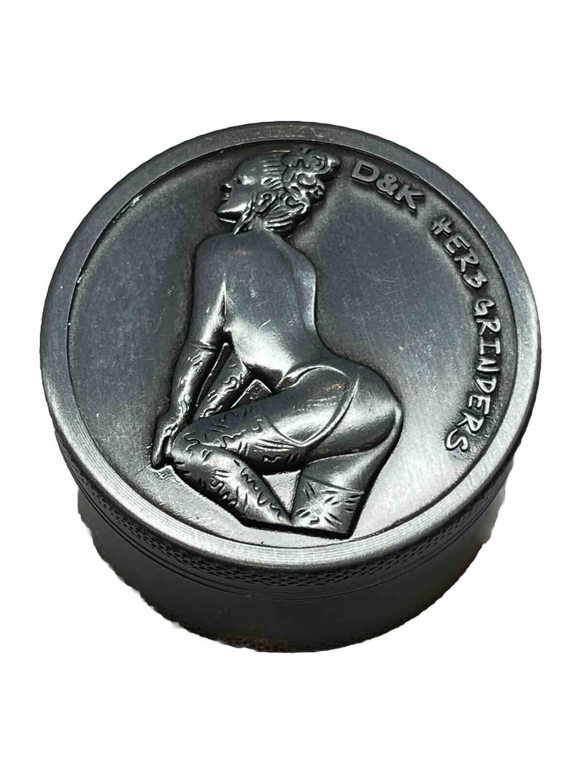 3 Pack Herb Grinder Alloy Metal Cigarette Stash Tin Sexy Girls Embossed Tobacco