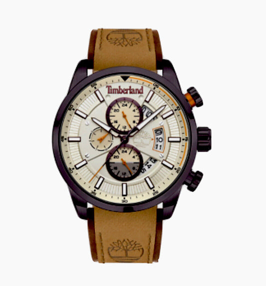 Timberland Callahan Collection 46mm 3-Subdial Men's Watch, Gunmetal Dial Gift