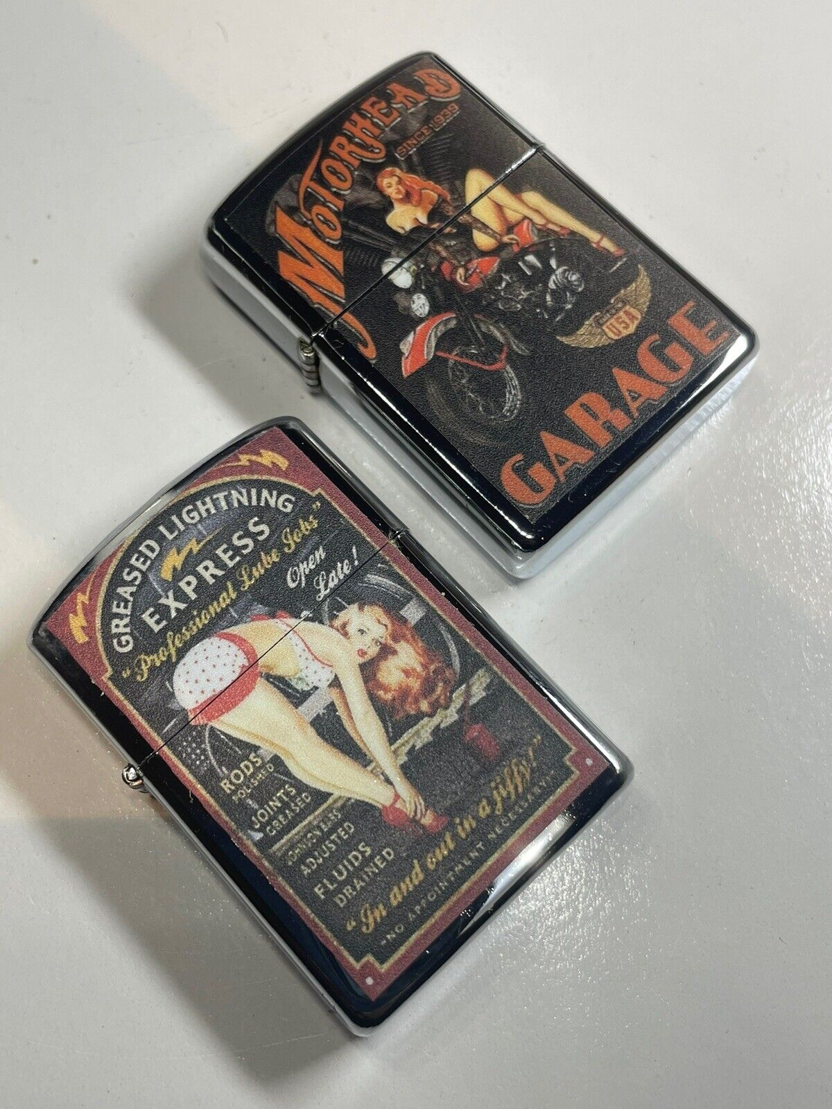 4 PCs Windproof Oil Lighters Retro Designs Gift For Unisex New Hobbyists Collect