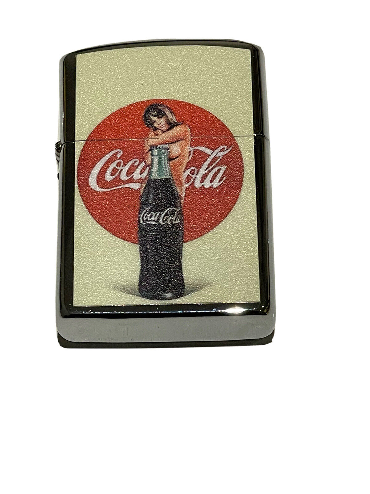 4 PCs set windproof Oil Lighters Unbranded coco cola retro tv boombox designs