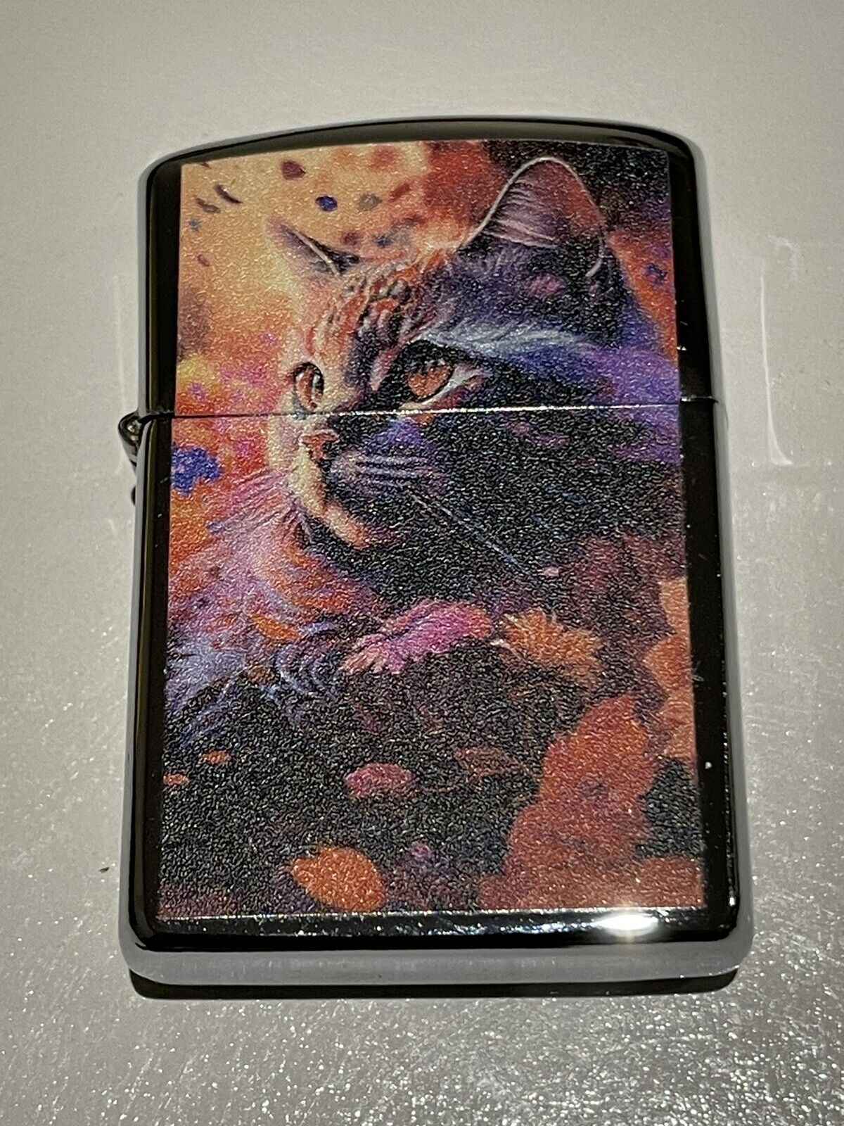 4 PCs set windproof Oil Lighters Unbranded lucky cat art and elephant designs