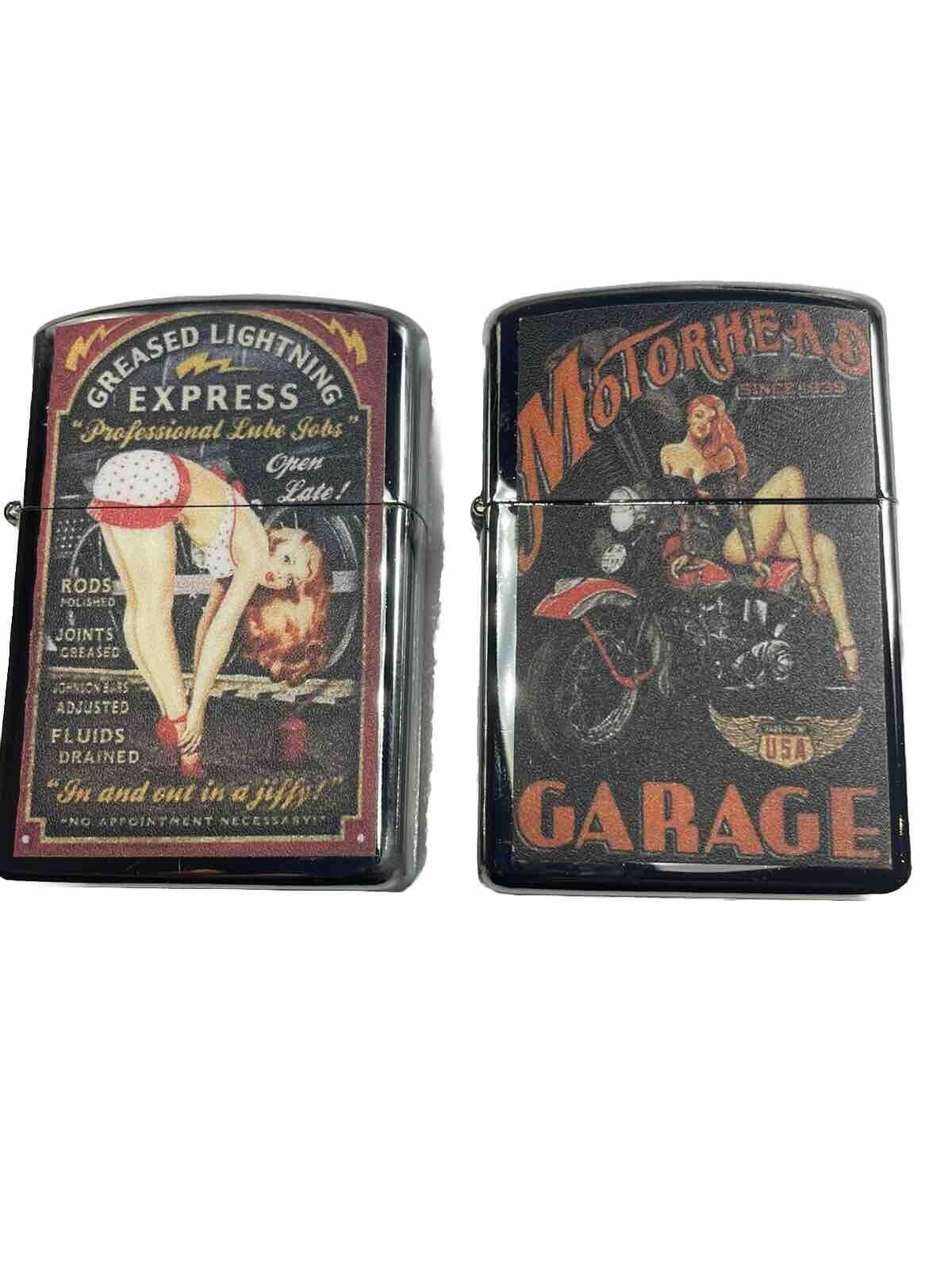 4 PCs Windproof Oil Lighters Retro Designs Gift For Unisex New Hobbyists Collect